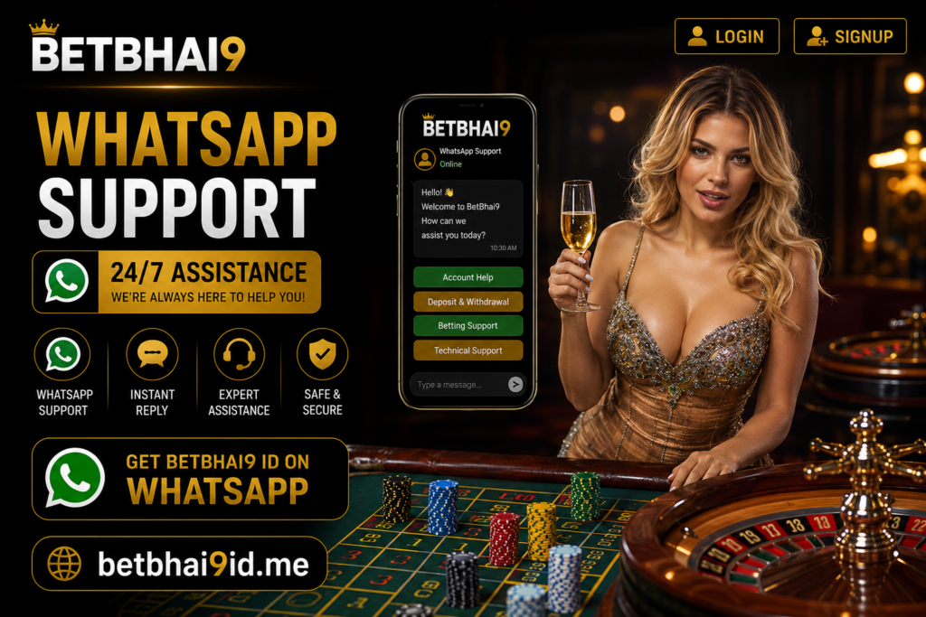Betbhai9 WhatsApp Support